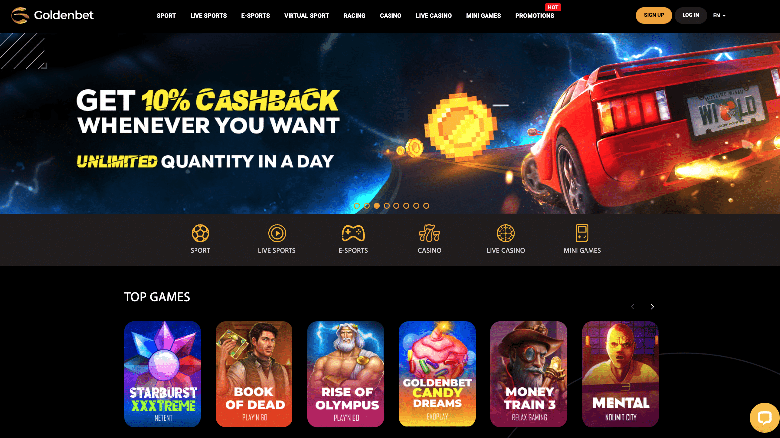 GoldenBet Casino — Non GamStop UK